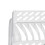 Scolapiatti - CURVER - 45x38x8,8 cm - Bianco - Plastica - Con vassoio 9
