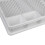 Scolapiatti - CURVER - 45x38x8,8 cm - Bianco - Plastica - Con vassoio 10