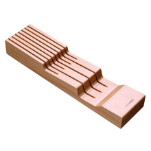 Drewniany blok na noże do szuflady Fiskars 1062890 bukowy organizer FSC