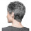 Womens Gradient Grey Short Wavy Curly Wig Boy Cut Pixie Hair Full Wigs 2