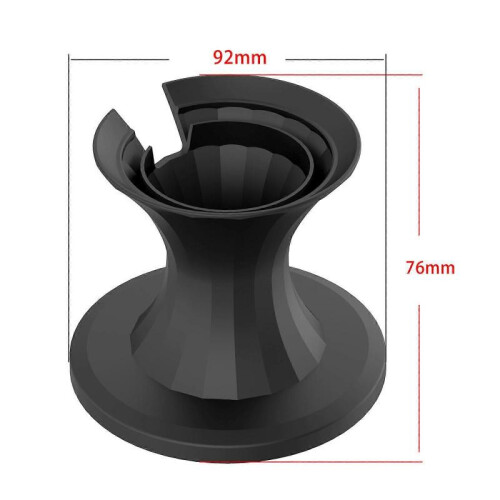 (White) Durable Speaker Stands for Echo Dot 5/4 Speaker Desktop Bracket Speaker Holders Environmentally Friendly Abs Material  White 1