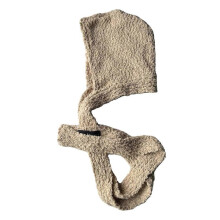 (Khaki) Winter Shawl Hat for Teens Girl Neck Scarf Hat Cold Weather Beanie Hat Autumn Handmade Crochet Scarf Women Accessories Khaki