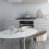 (Black) Durable Speaker Stands for Echo Dot 5/4 Speaker Desktop Bracket Speaker Holders Environmentally Friendly Abs Material  White 4