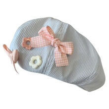 (Blue) Autumn Girls Painter Hat Beanie Hat French Beret for Dating Photography Subculture Y2K Headwear Painter Hat Beige