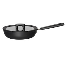 Sauteuse - Harde Glas 26 cm - 2,8L - Anti-aanbaklaag - Inductiegeschikt - Zwart