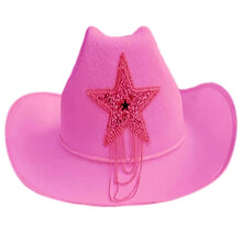 (Pink) Bride Cowgirl Hat Bride Hat Bride Cowboy Hat Bridal Party Hat Bachelorette Party Hat Cowboy Fedoras hat Disco Cowboy Hat White