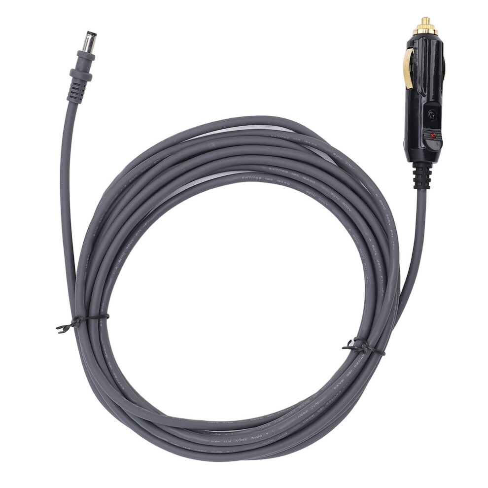 16.4Ft Dc12v To 24V Car Cigar Lighter Cord 18Awg Grey 8320539326610