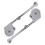 2Pièces Tirant Cabinet Argent, Support Haut De Porte 9
