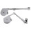 2Pièces Tirant Cabinet Argent, Support Haut De Porte 1