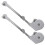 2Pièces Tirant Cabinet Argent, Support Haut De Porte 11