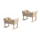 2 mini casa, culla in legno per , lettino miniature 4