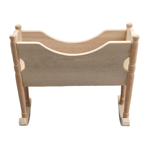 2 mini casa, culla in legno per , lettino miniature