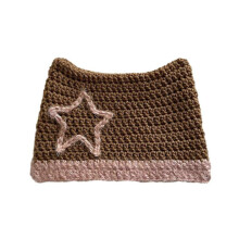 (Bronze Pink Double P) Knitted Kitten Hat 2000s Girls Photo Props New Year Thick Headgear Adults Kids Star Kitten Ears Y2K Photo Props