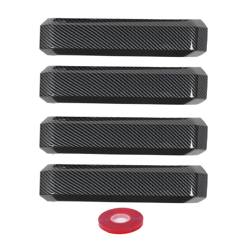 4Pcs Inner Door Handles Cover Trim Carbon Fiber 8320539326924