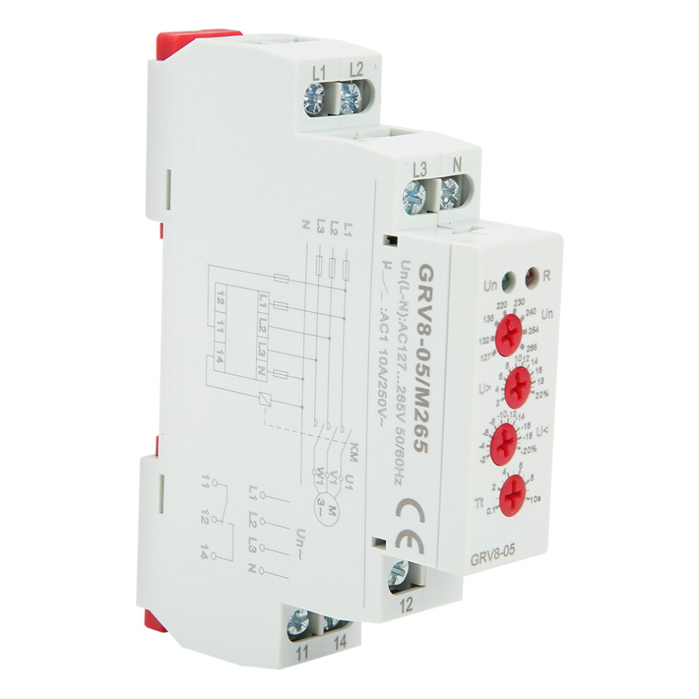 GRV8-05 3-Phase Voltage Monitoring Relay Phase