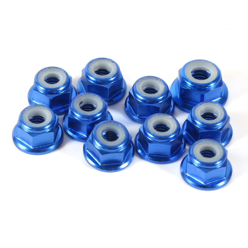 10Pcs M4 Nylon Insert Selflock Aluminum Nuts Hex 8320539327204