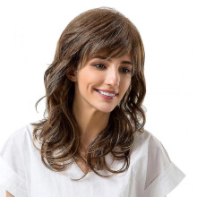 45 Cm Fluffy Wavy Loose Wave Layer Wig for Women