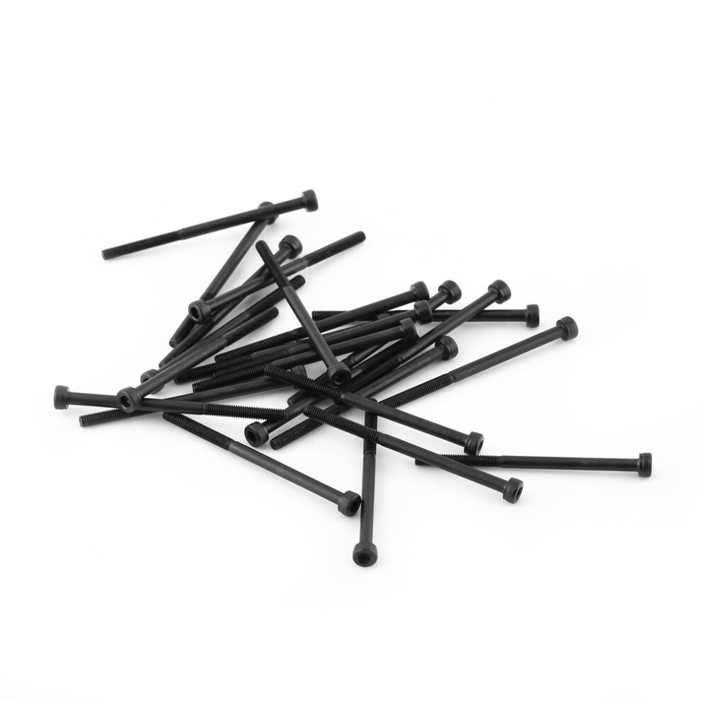 M3 Hex Socket Cap Head Screw Bolt Set Black