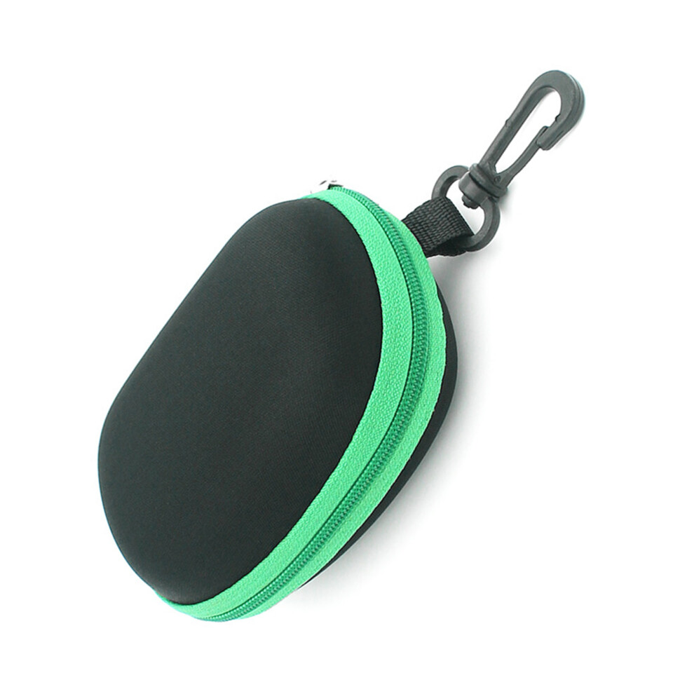 Black/Green Compacts Eyewear Pouches Office Commuters Glasses