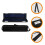 1 set flöten- , transportbox für blasinstrumente mit schultergurt 2