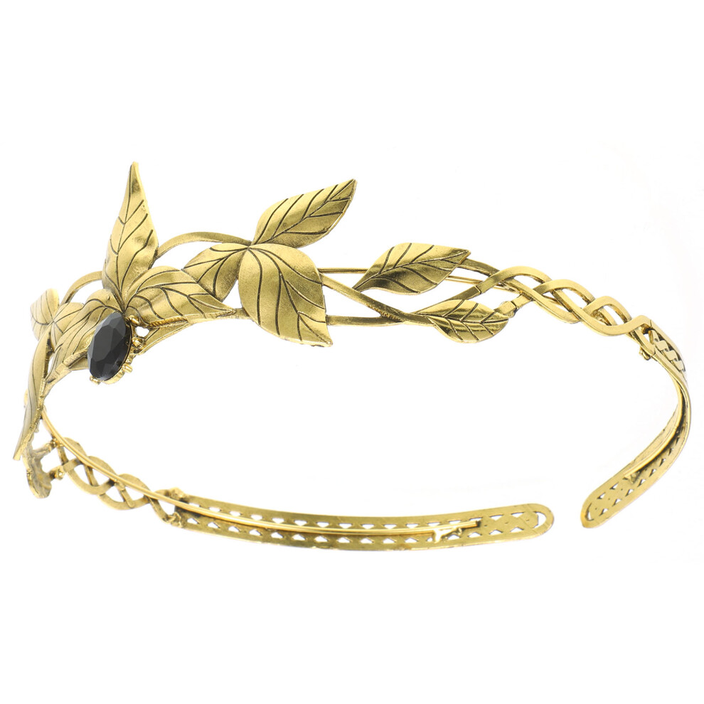 Fascia Sposa 3 Pezzi Con Cerchietto A Foglie Per Matrimonio Ballo-image