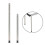 Solid Extendable Legs Stainless Steel Regulable Legs-long 6