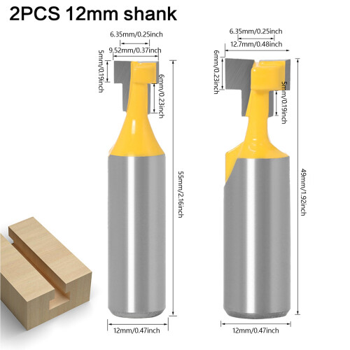 Precisions Lock Hole Cutters 12 Shank Set-2 piece set of keyho on OnBuy