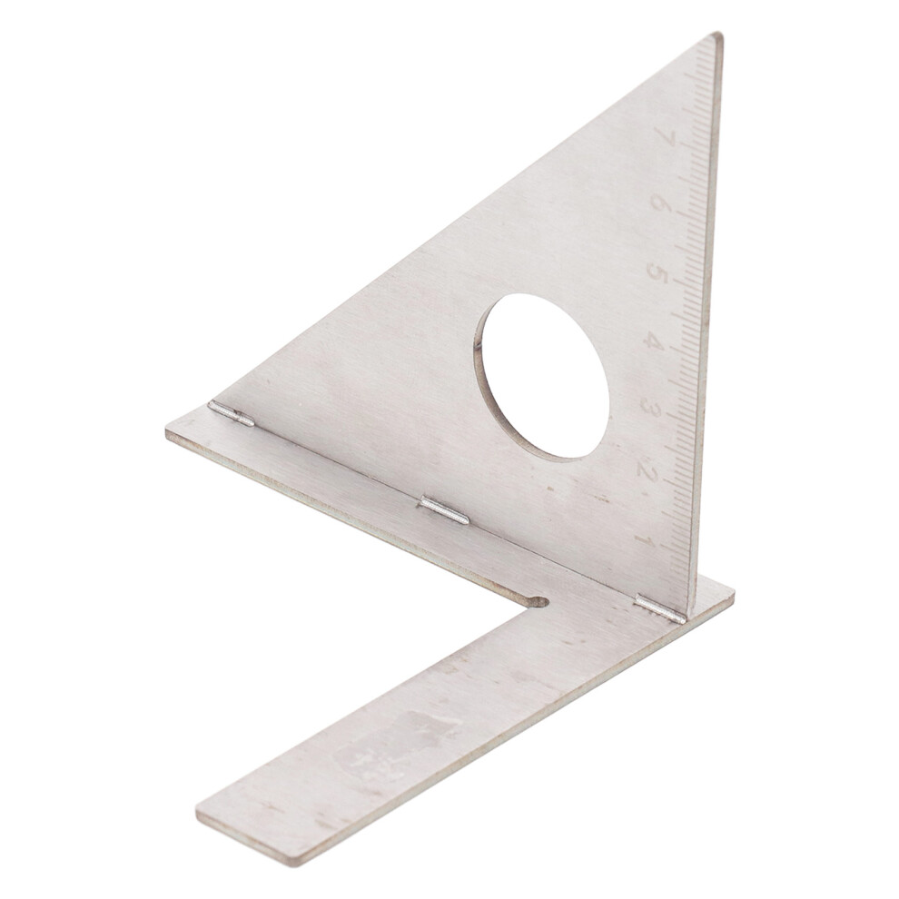 Durable Aluminium 45/90 Degree Carpenter Ruler - Heavy Duty Woodworking Tool 8481349643134
