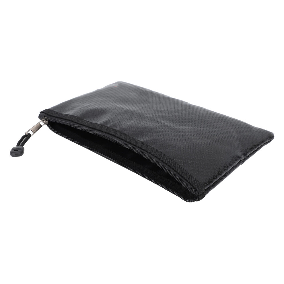 Fireproof Waterproof Document Bag, Silicon Fiberglass, Large Capacity, 10.5X6.9in Black 6901349643313