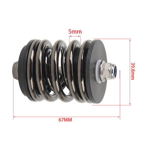 Durable CNC Processed Steel & Plastic Rear Shock Absorber for Bicycles 1