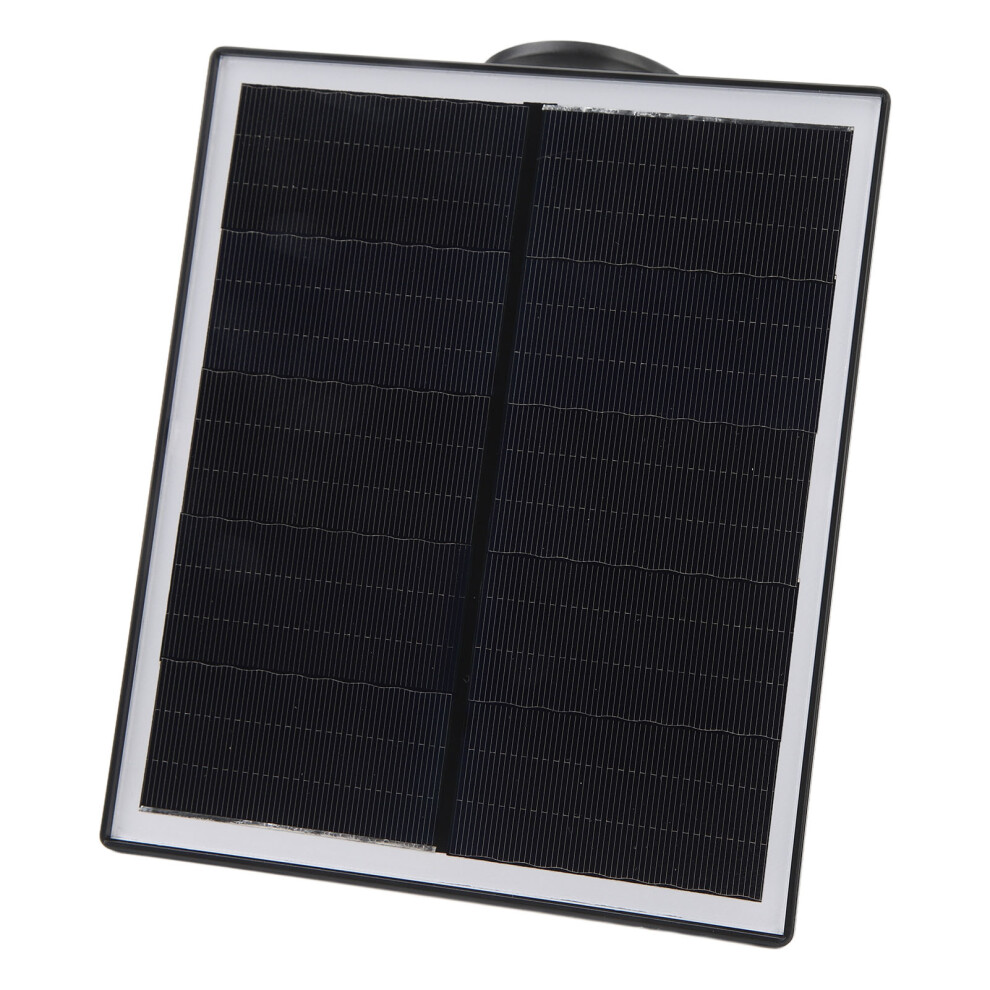 6W 5V Monocrystalline Solar Panel Waterproof Charger With Monitor Camera Bracket Black 8021349644023