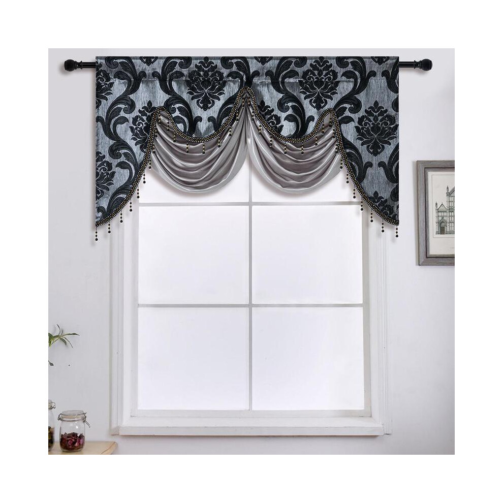 (Black, 135x75cm) Blackout Curtains- Premium Polyester Thermal Insulated Energy Saving Noise Reducing Set of 2 Rod Pocket Panels Block Sunlight 90 to-image-OPC-PKGVRBK-NEW