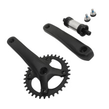 Mountain Bike Crankset 34T 104BCD Aluminum Alloy 975g Single Disc