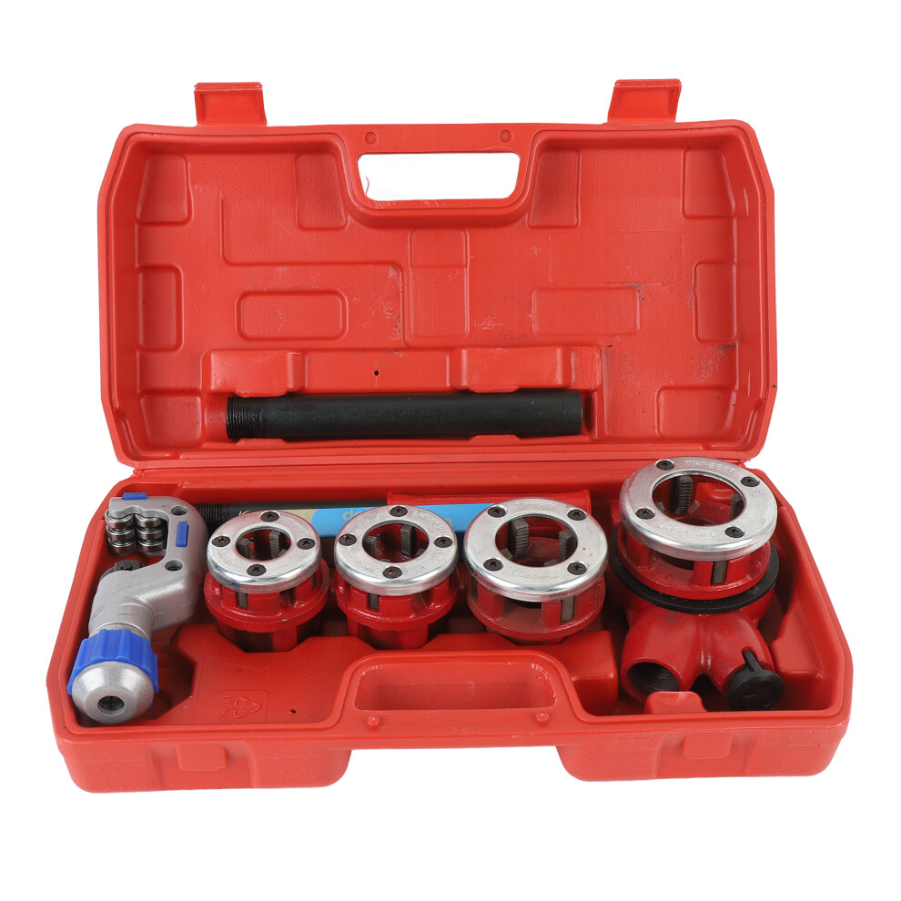 Ratchet Pipe Threader Kit With 4 Dies 1/2In 3/4In 8320539328331