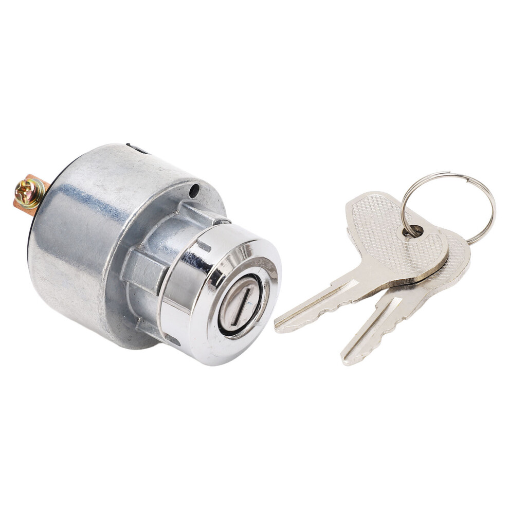 66021 55140 Tractor Ignition Switch Aluminium Alloy Replacement With 2 Keys 7891349644962