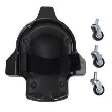 Rolling Knee Pad with 360 Degree Turn Casters