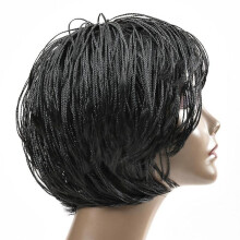 Crochet Braid Box Braided Wigs for Black Women Hair African Synthetic Pixie Cut Senegalese Twist Braides Wig