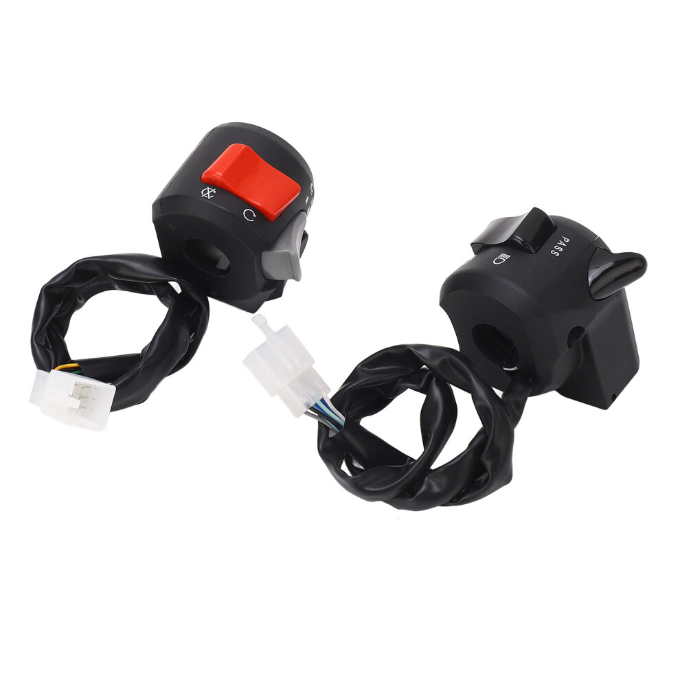 Motorcycle Handlebar Switch 7/8In Turn Signal Horn High Low Beam Start Stop 3161349645561