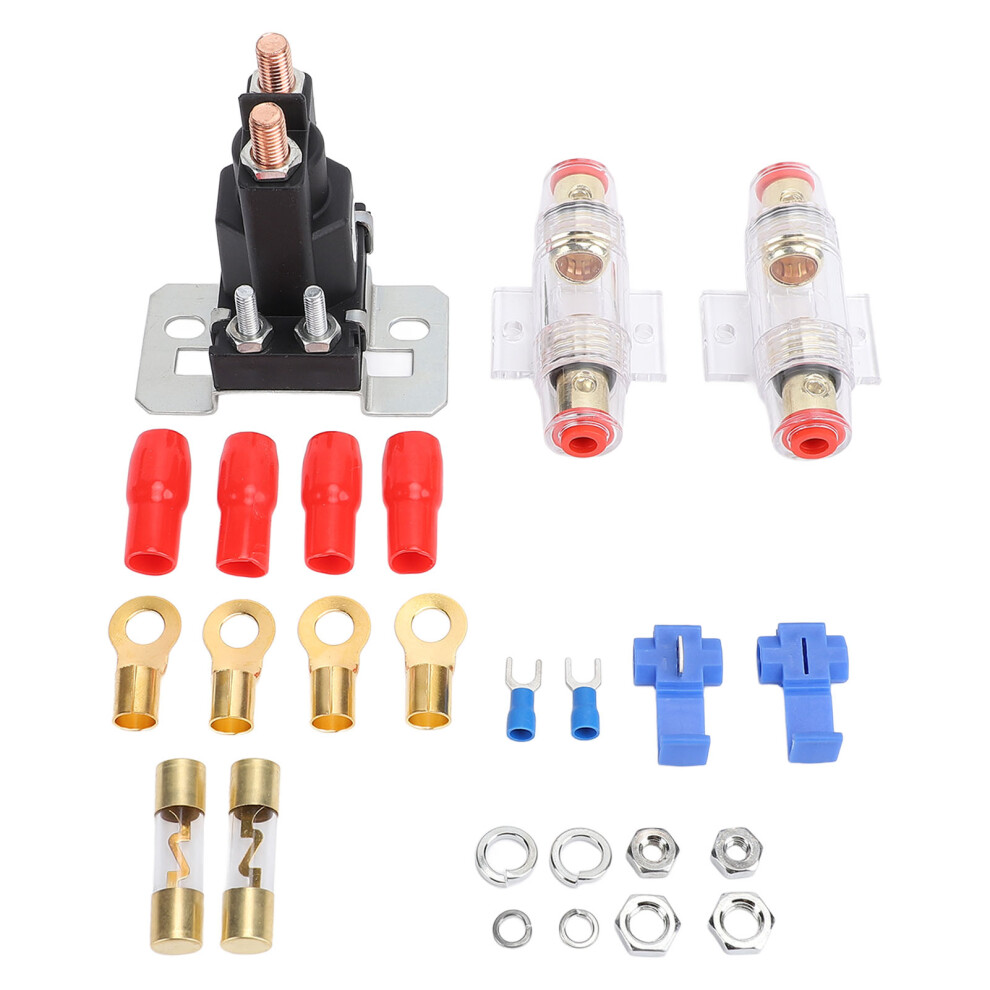 12V Charger Isolator Wiring Kit 500A High Current Silver 8320539328768