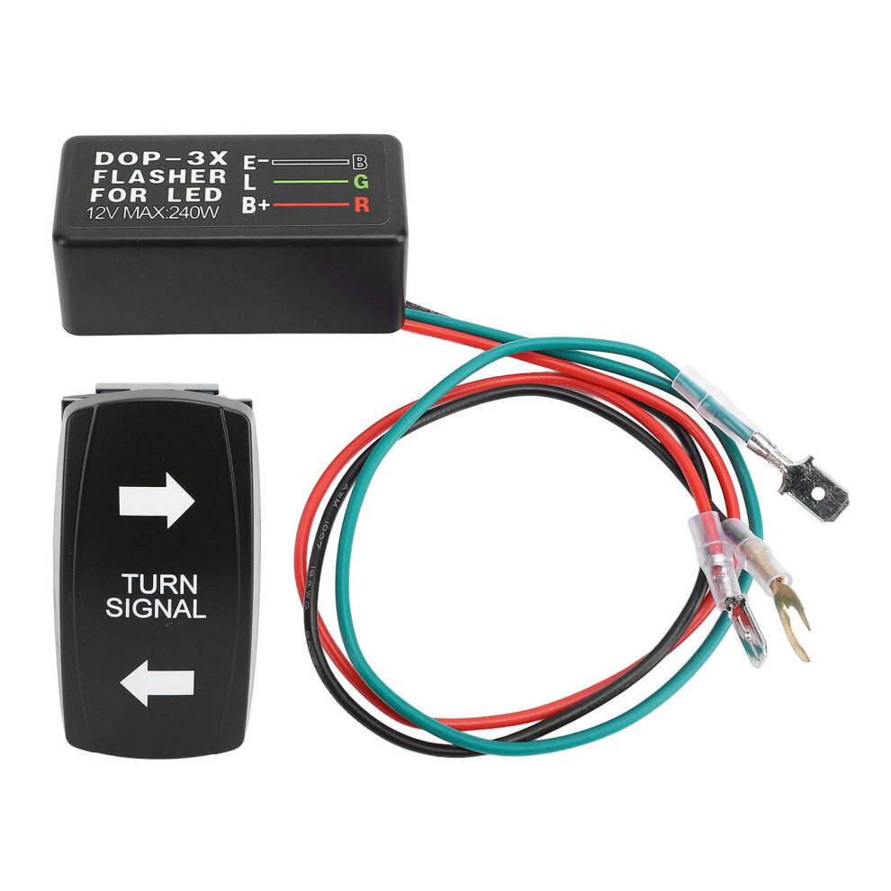 Dc12-24V Turn Signal Rocker Switch With Flasher 8320539328966