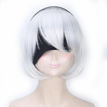 Nier:automata Anime Wigs Short Cosplay Synthetic Hair Wigs