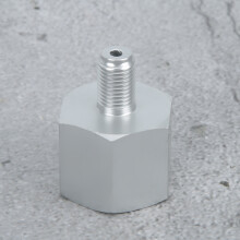 Homebrew-CO₂-Anpassstück aus Aluminium 3/8 auf W21.8 Regleranschluss