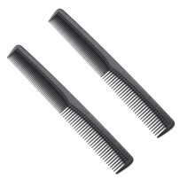 2pcs Cutting Comb Hair Fine Tooth Heat Resistant Anti Static Barber Comb For Women And Men Hairdressing Coarse And Fine Teeth