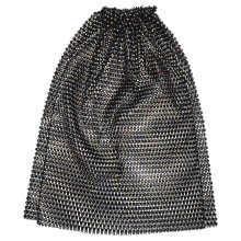 -mesh stirnband für damen, glitzernd mit kristallen, dehnbar