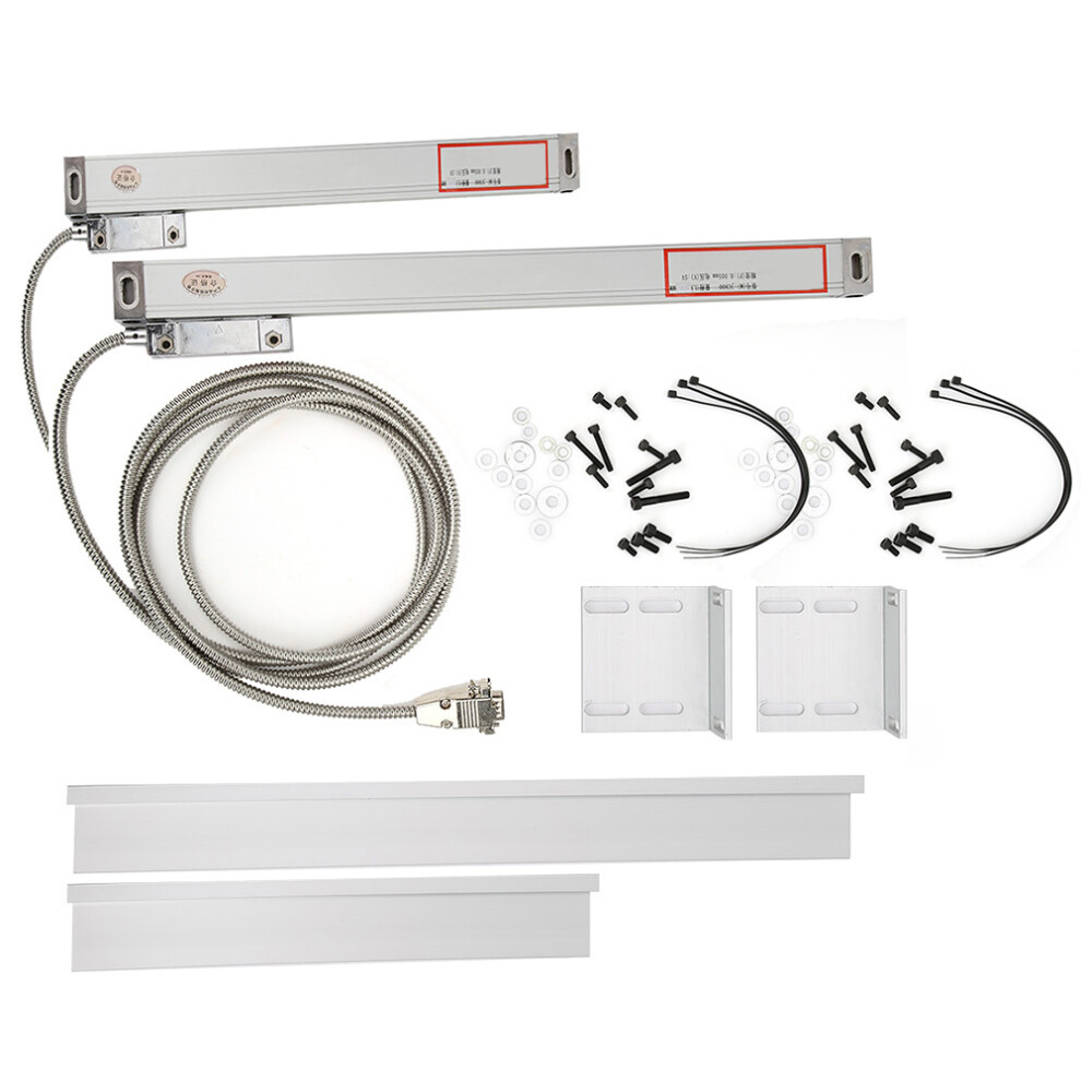 2PCS 100mm 350mm Stroke Linear Scale for