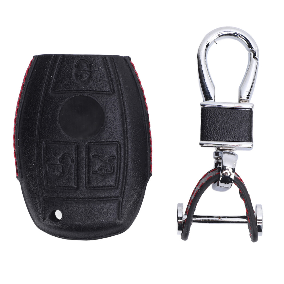 Smart Remote Key Fob Cover With Keychain Pu 8320539329598