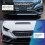 3 Pcs Front Bumper Lip Body Kit Glossy Black Crash 13