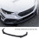 3 Pcs Front Bumper Lip Body Kit Glossy Black Crash 14
