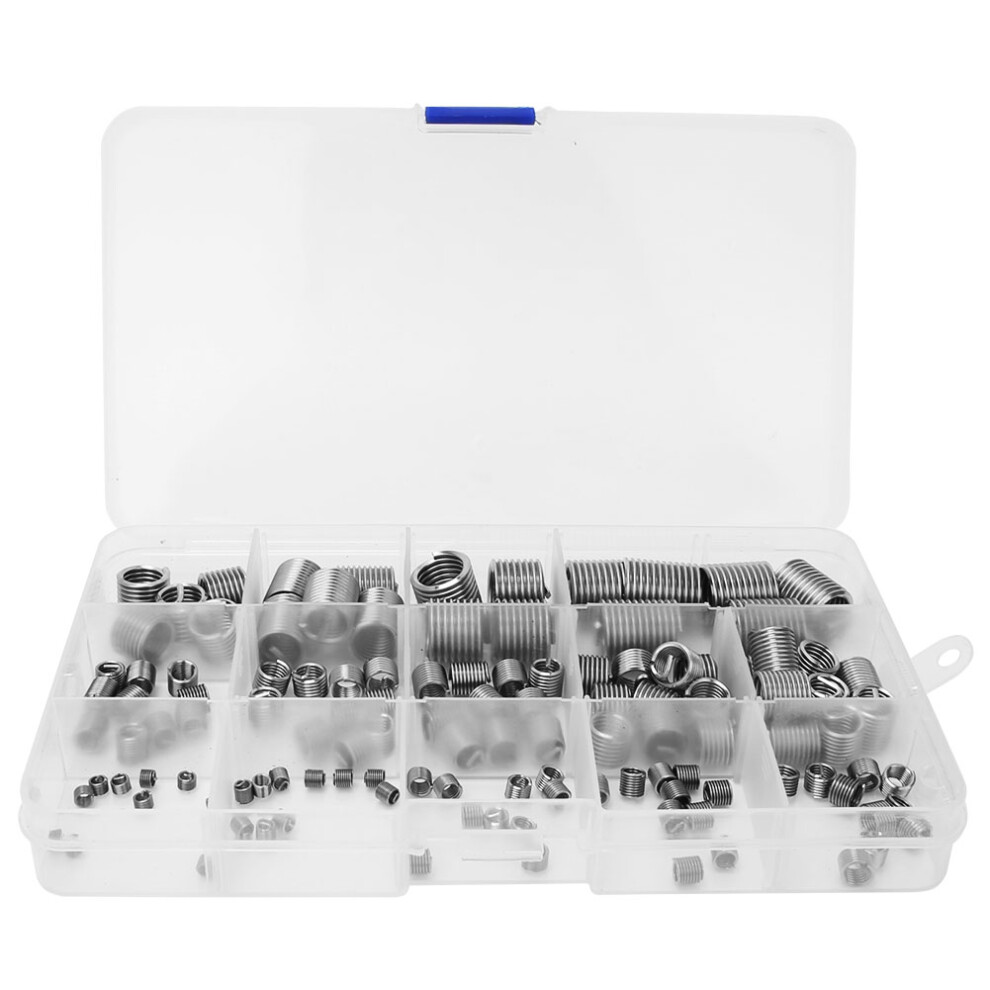 120Pcs Wire Threaded Insert Stainless Steel Thread
