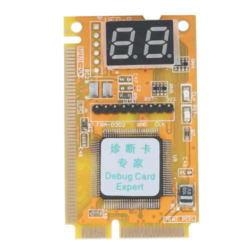 Debug Card 3 in 1 Type C Yellow ABS Support for Laptop & PC Diagnostic 1